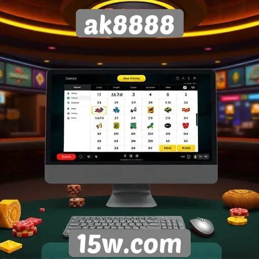 Interface do usuário do ak8888 e sua usabilidade